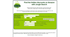 Desktop Screenshot of junglesearch.co.uk
